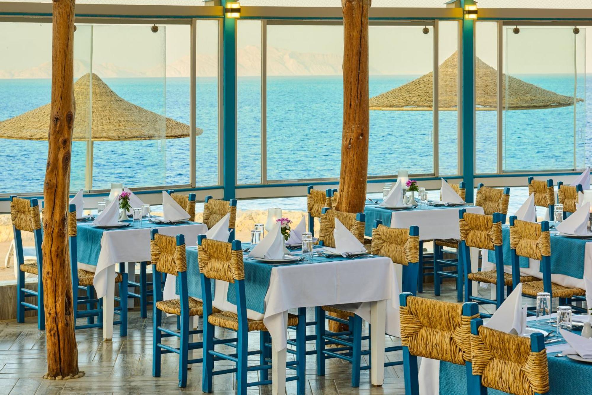 منتجع دريمز بيتش شرم الشيخ المظهر الخارجي الصورة Restaurant at the hotel